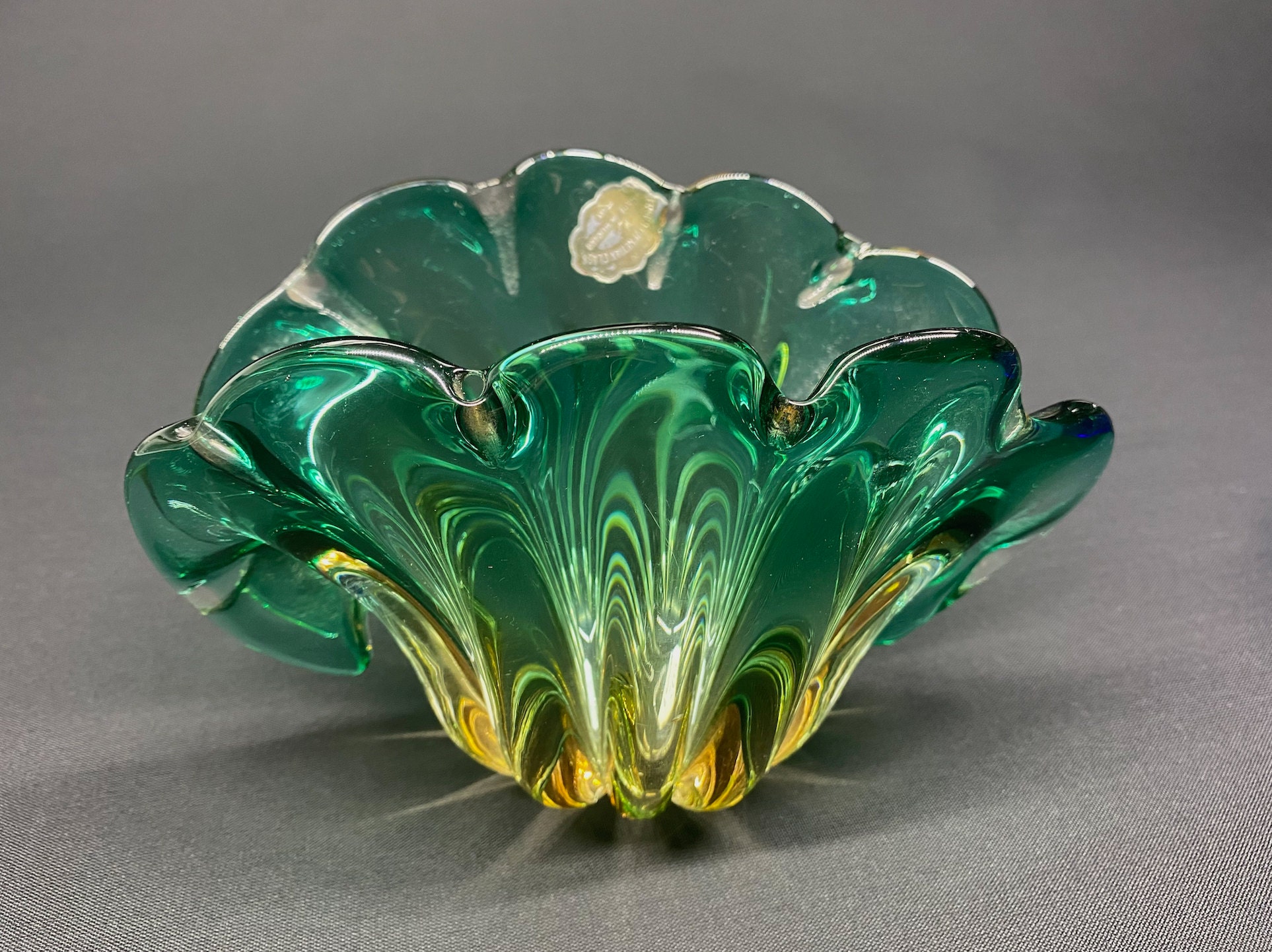 Italian Murano Art Glass attributed to Barovier and Toso.