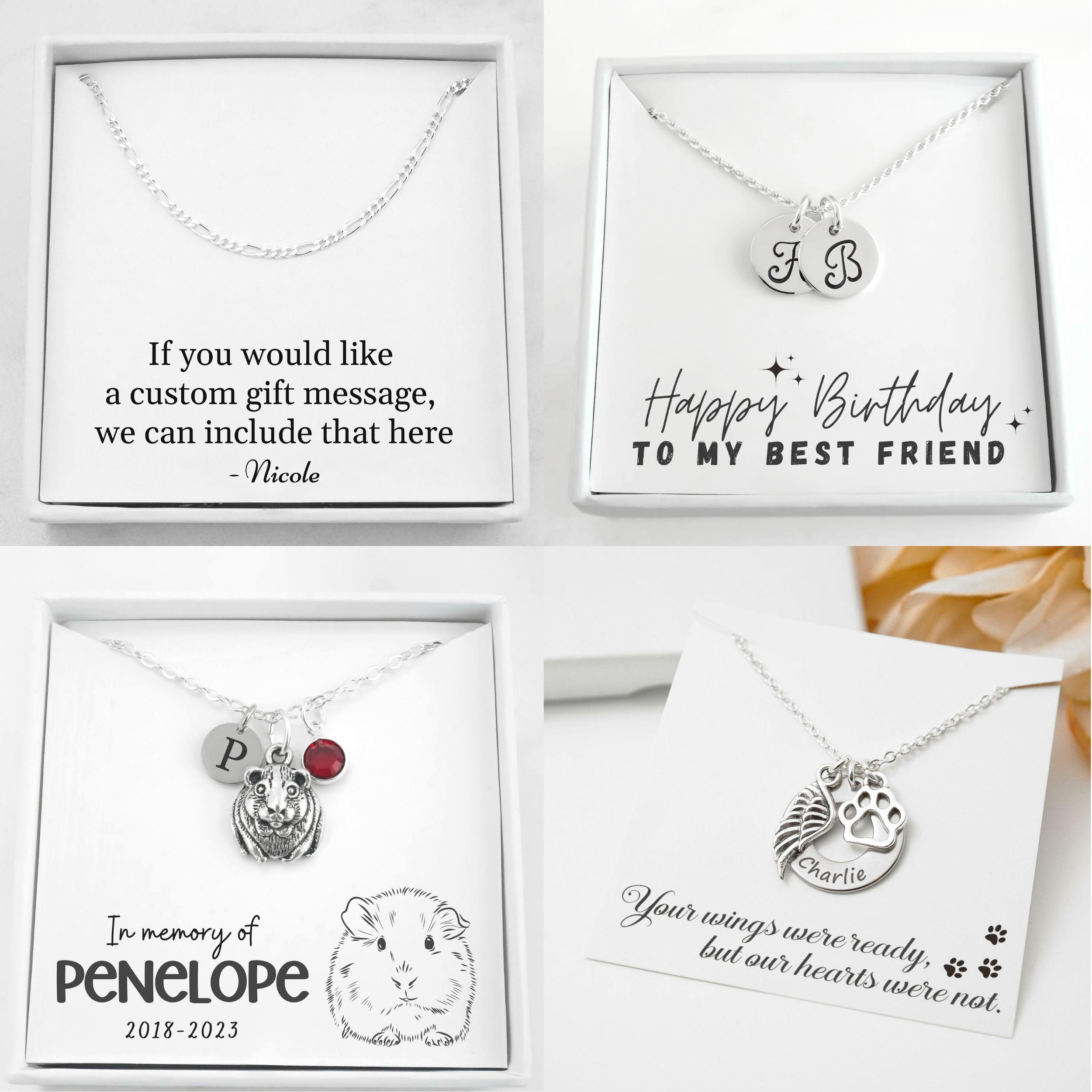 custom jewelry card gift message examples