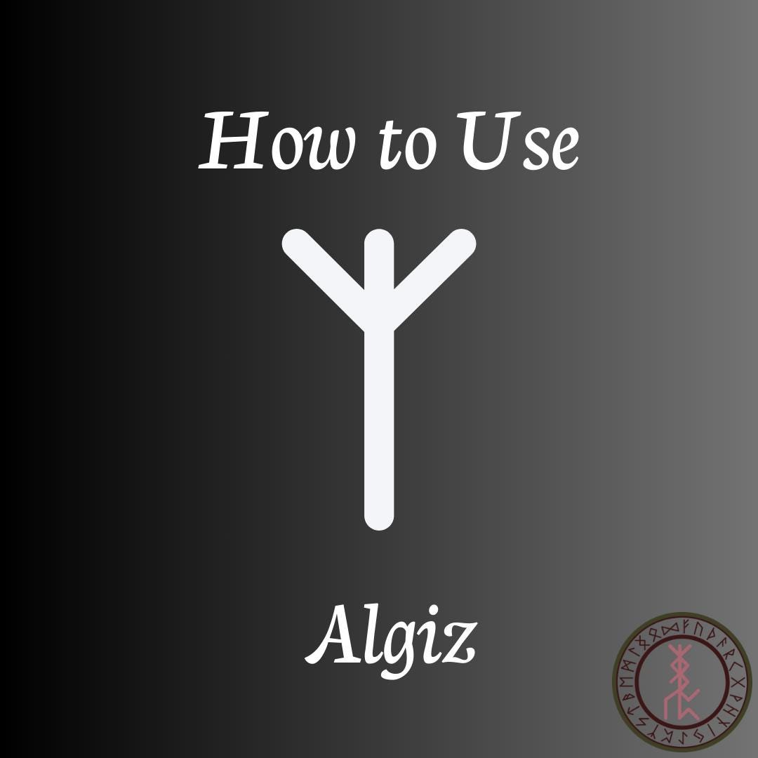 how to use algiz
