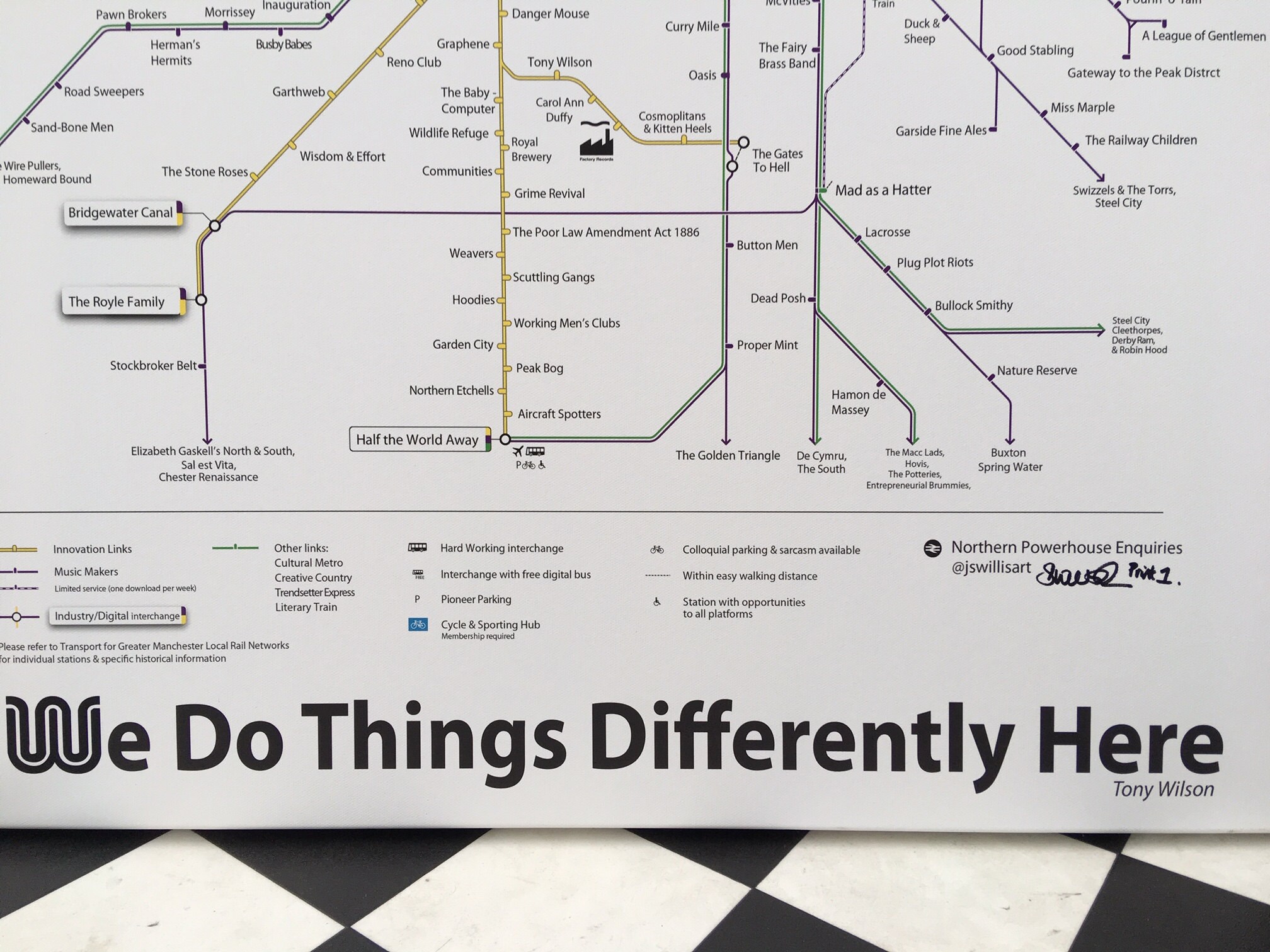 northern quarter gallery - northern map
