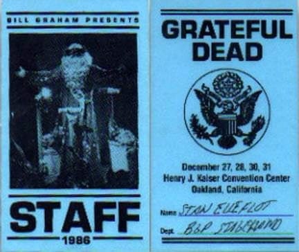 1986-12-27 [Sat] Henry J. Kaiser Convention Center, Oakland, CA