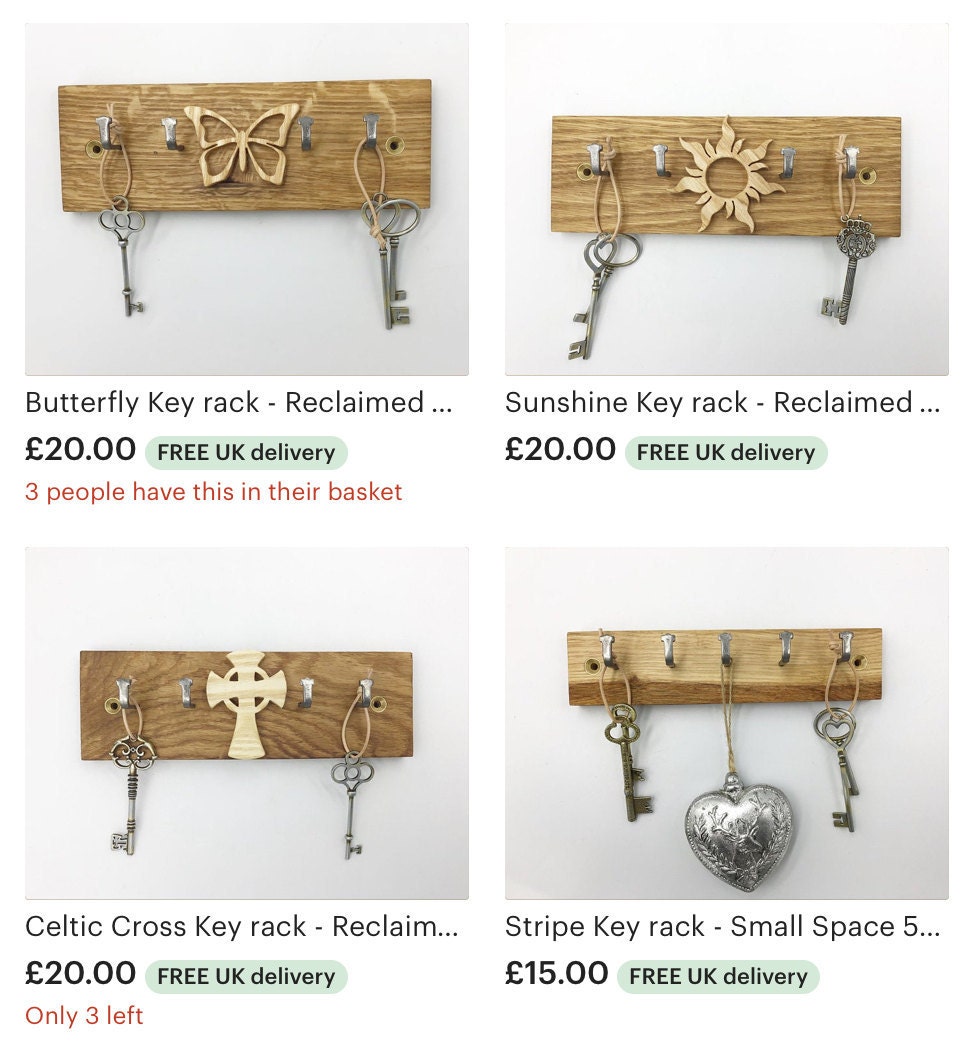Selection of Gorlech key racks