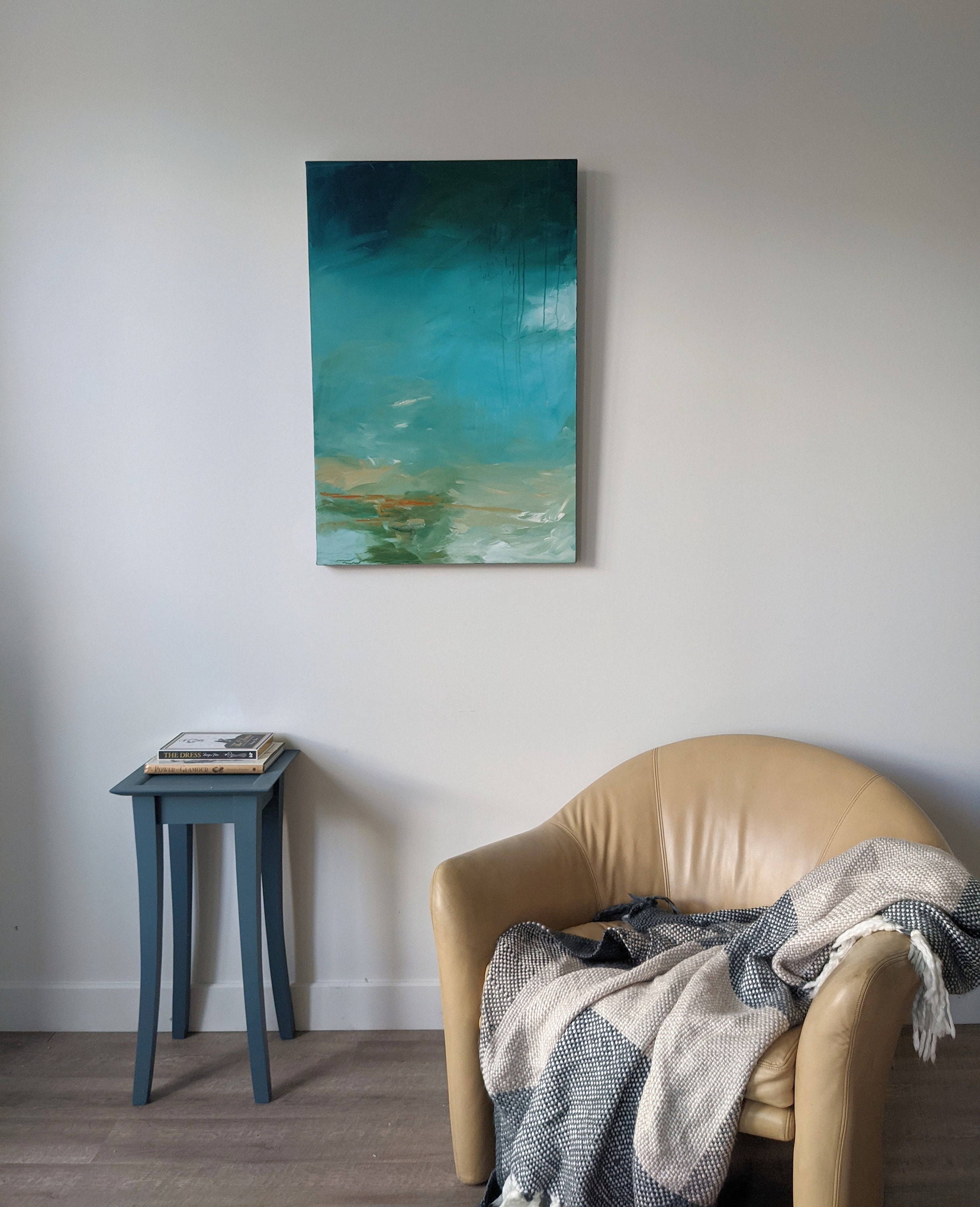 Abstract Painting - Memories of Summer by Margaret Lipsey