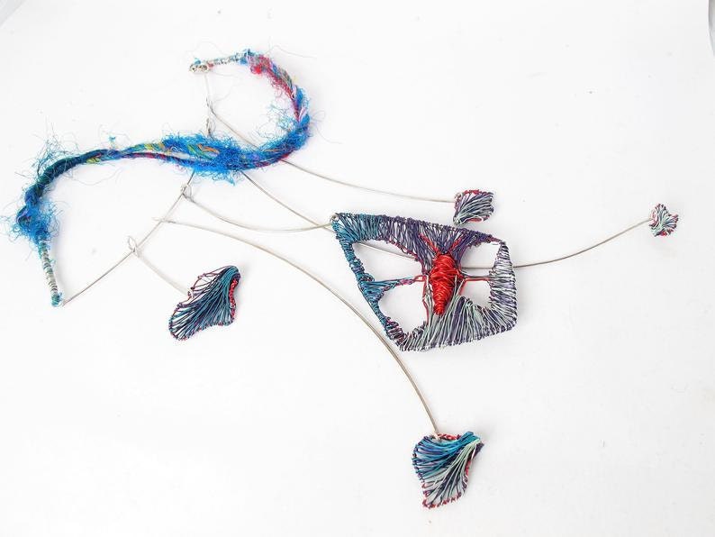 butterflynecklace, butterflywingsnecklace, artnecklace