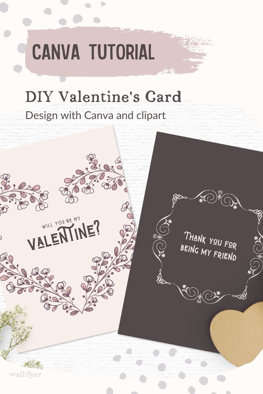 DIY Valentines card tutorial
