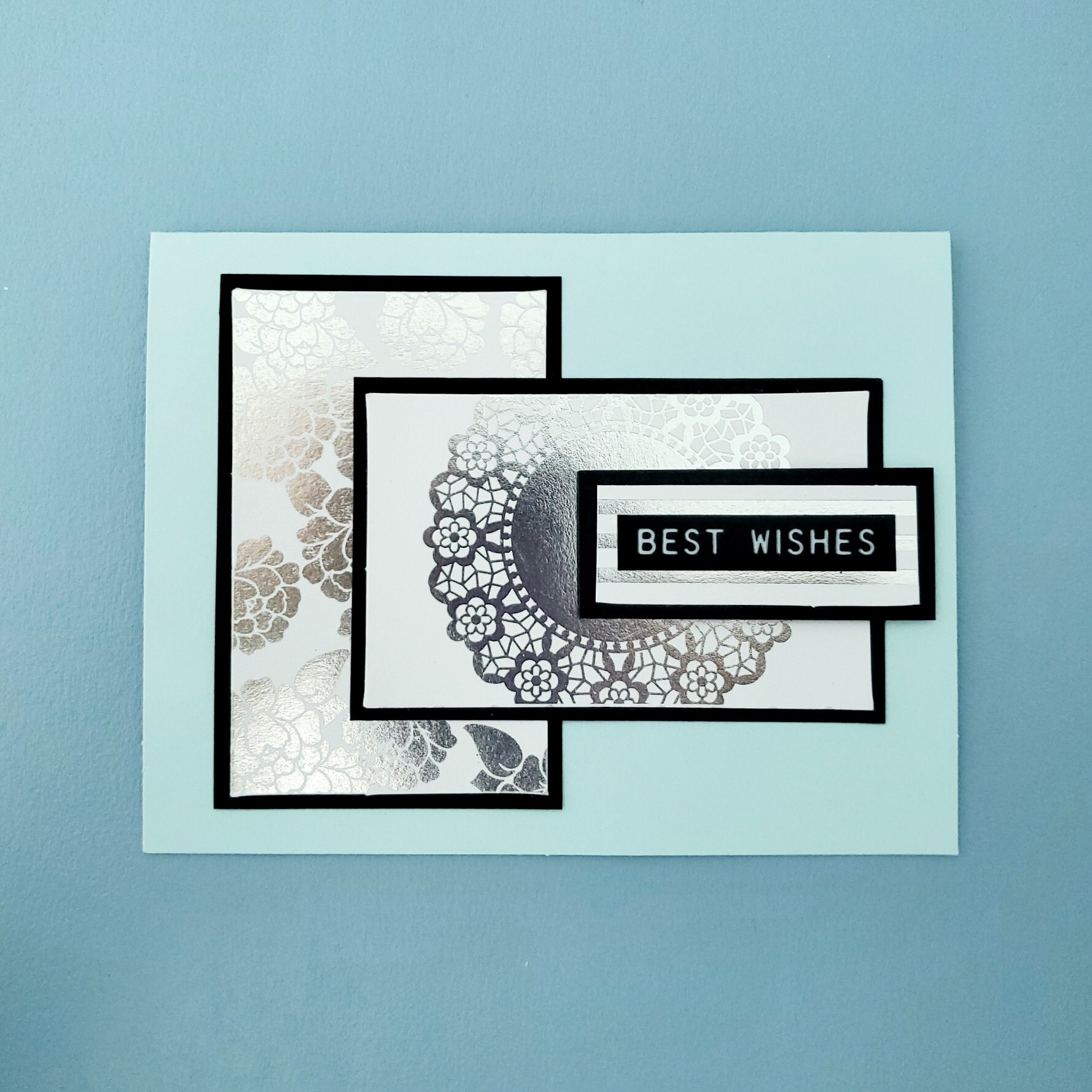 Best Wishes Card - Project Life Foil Edition Cards