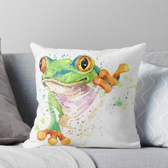 Frog cushion