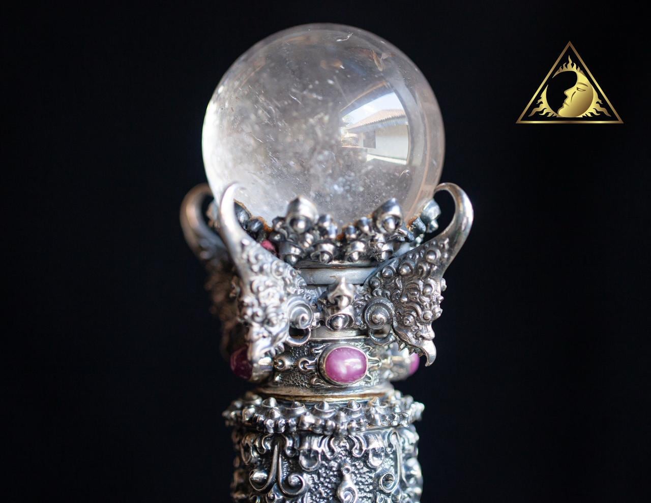 clear crystal if perfect for this candle holder by Dewata Studio
