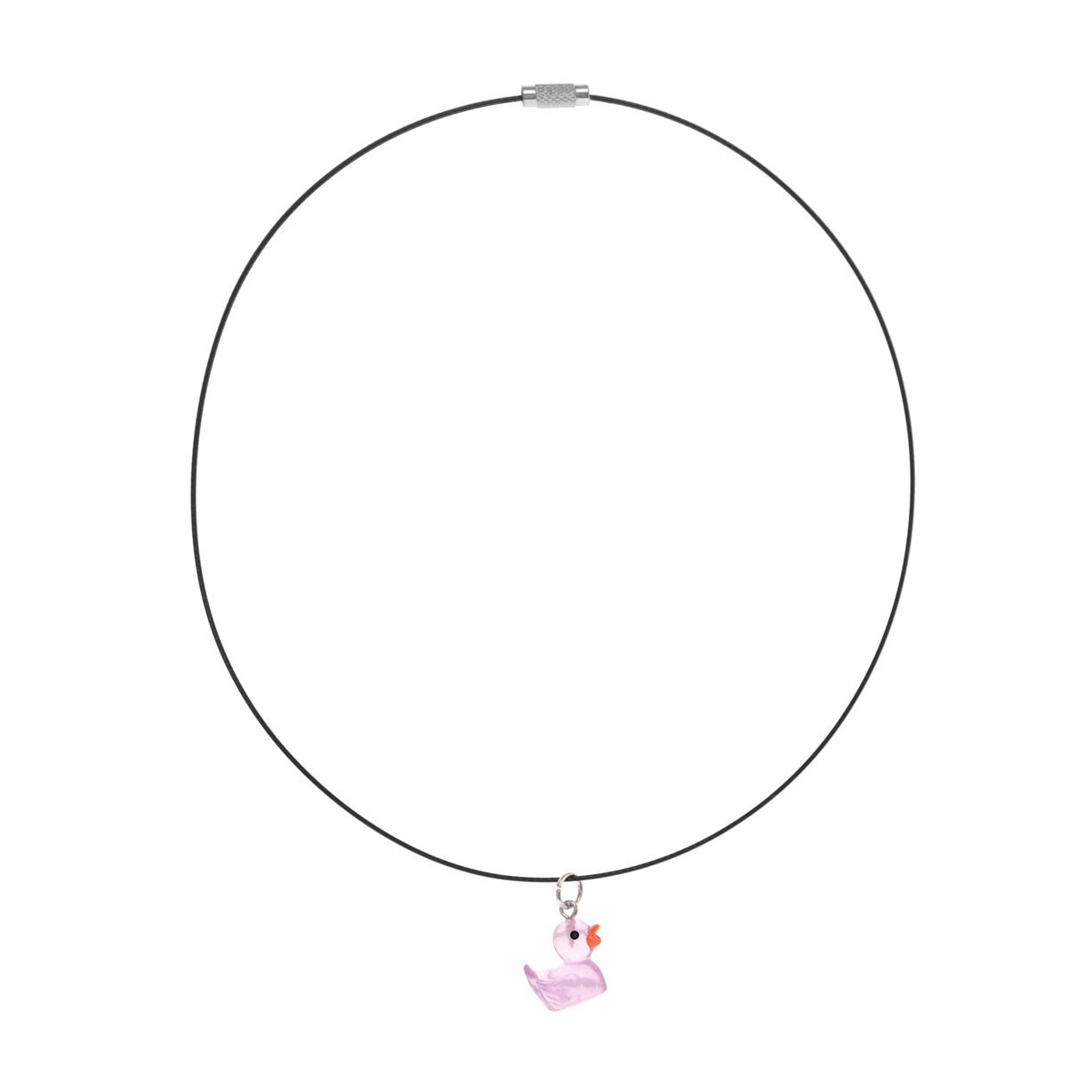 cute kawaii rubber duck necklace