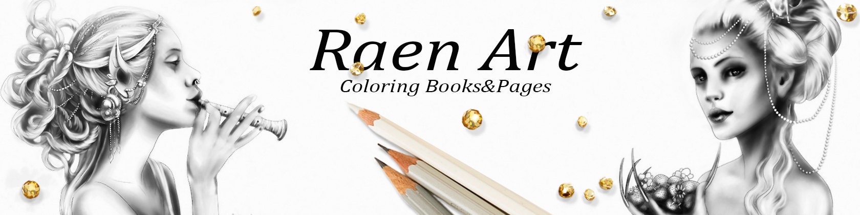 Download COLORING BOOKS and PAGES by RaenPrinting on Etsy