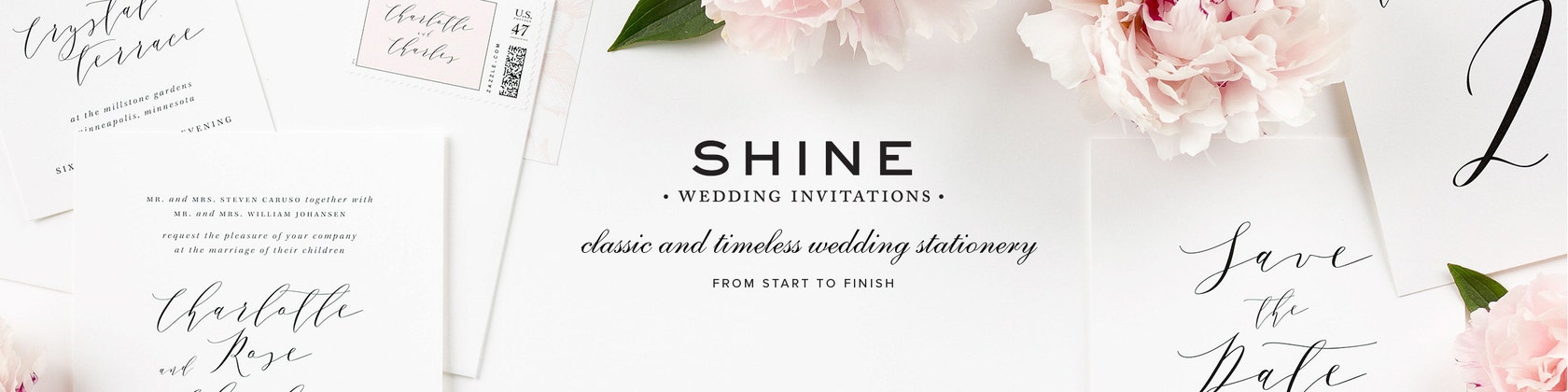 Wedding Invitations by ShineInvitations on Etsy