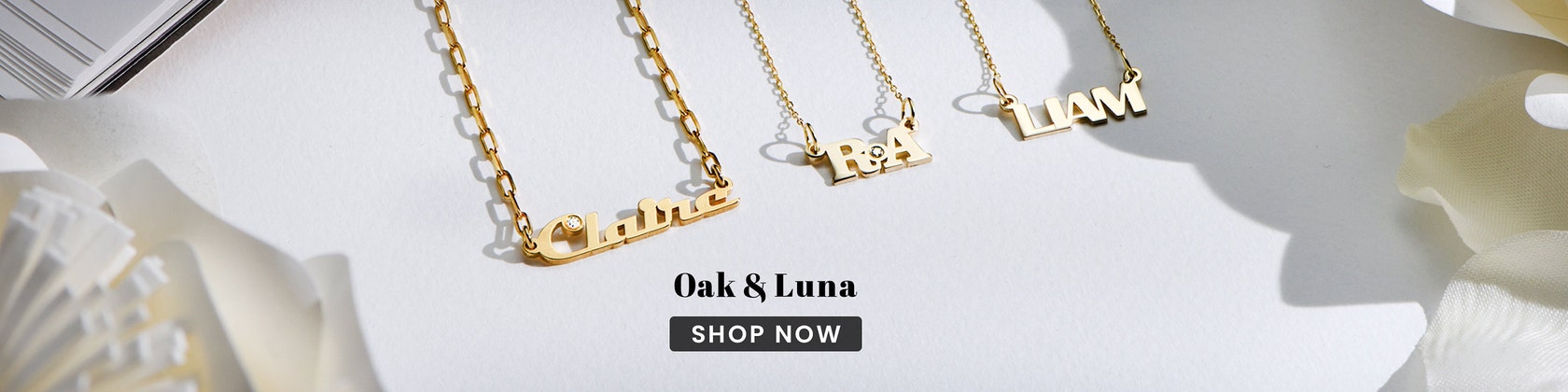 Engraved Axis T Lock Necklace with Diamonds- Silver - Oak & Luna