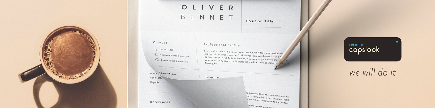 on on 2020 CapsLook ... by Templates Download Modern Resume Etsy