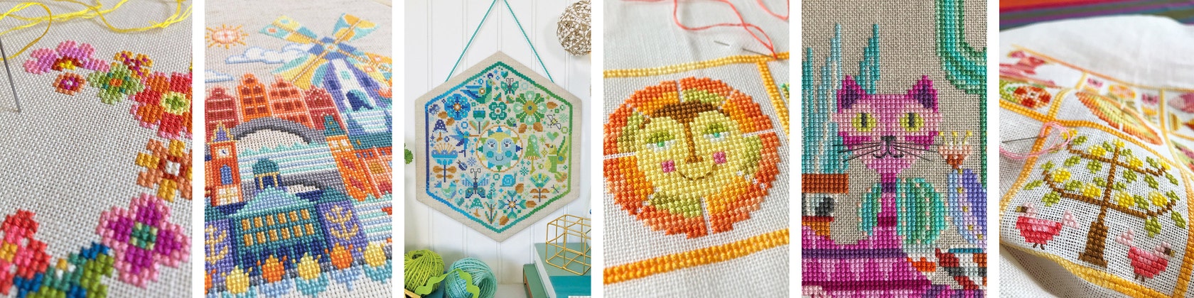 Satsuma Street Merry /& Bright fun cross stitch chart