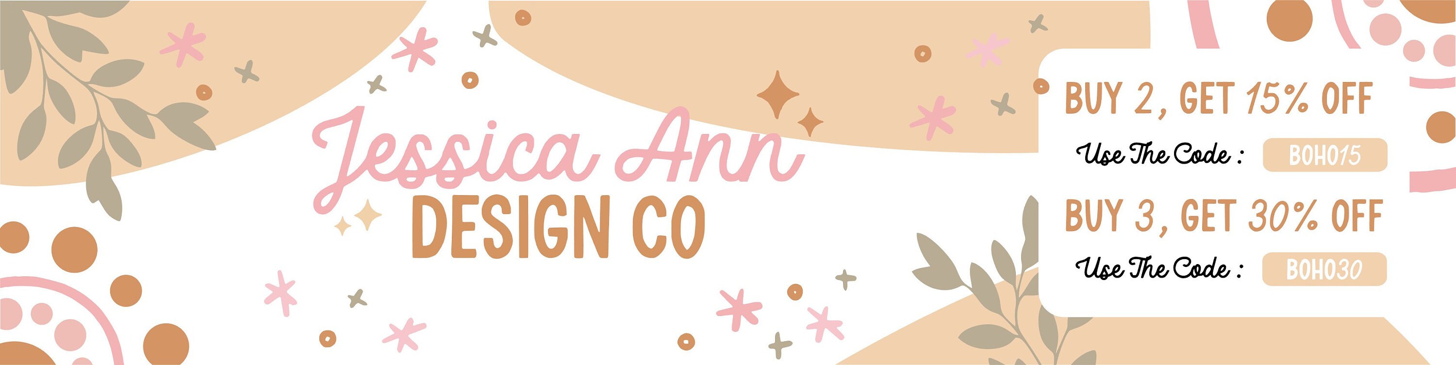 Jessica Ann code jessicaanndesignsco - Etsy