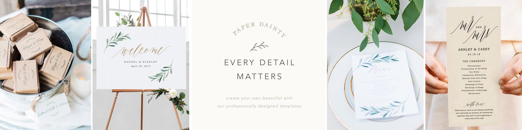 Fine Wedding Event Stationery By Paperdainty On Etsy