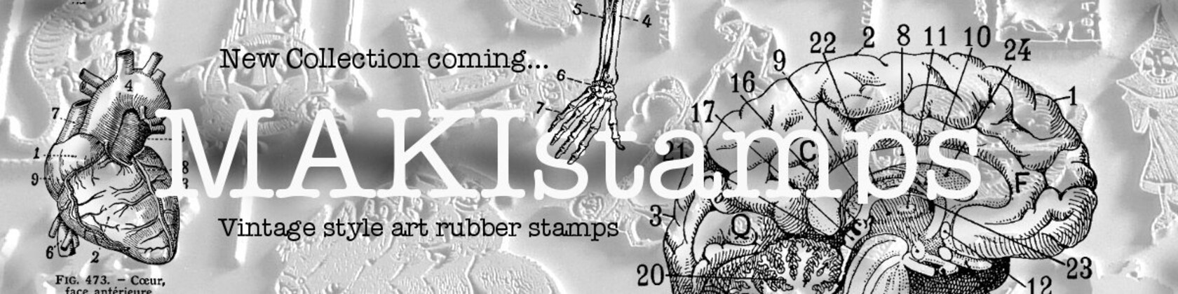 3-unique UNMounted rubber stamps! STAMPING IS FUN