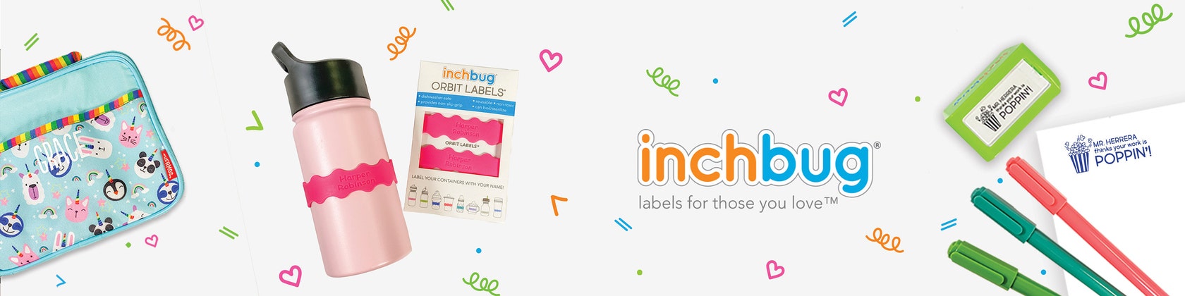 Offering Personalized Orbit Labels & Daycare Name Labels For Kids – InchBug
