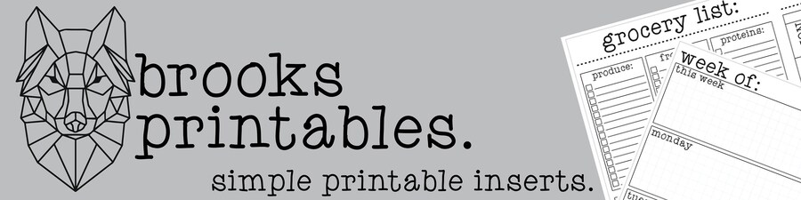 BrooksPrintables - Etsy