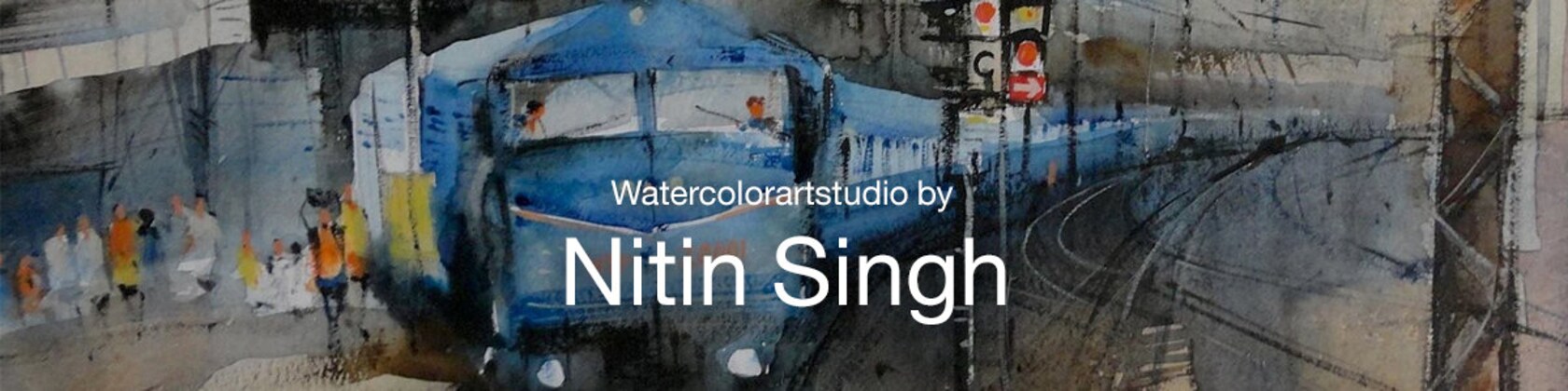 Original Watercolor Abstract Fine Art by Watercolorartstudio