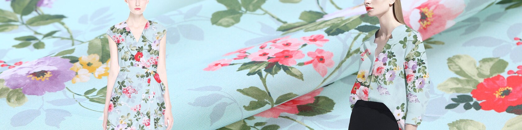 12 Momme Chain Printing Silk Crepe De Chine