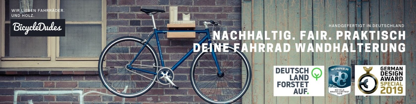 Bicycledudes Fahrrad Wandhalterung FRIEDRICH