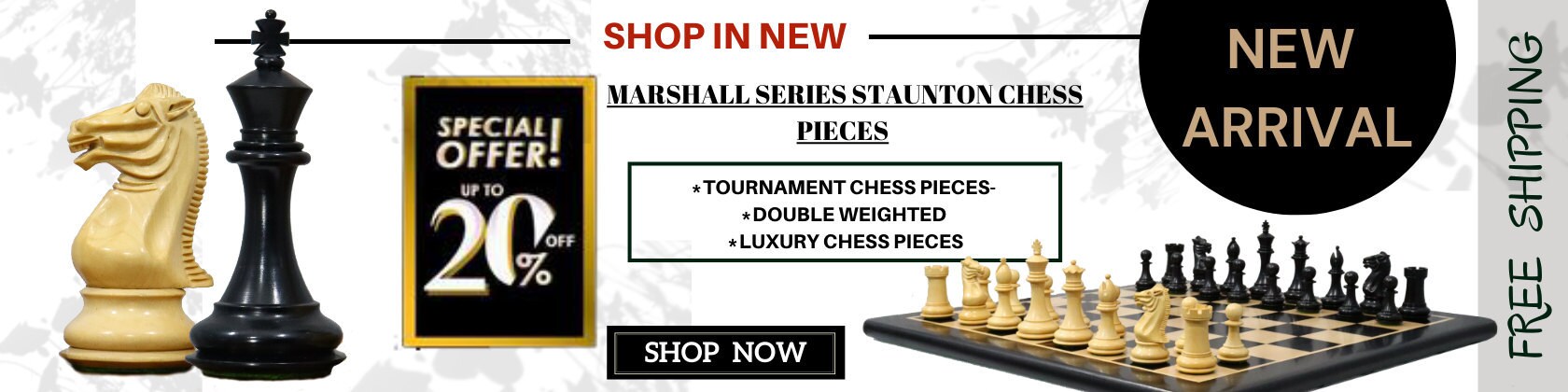 Sultan Series Luxury Chess Set - 4.0 King
