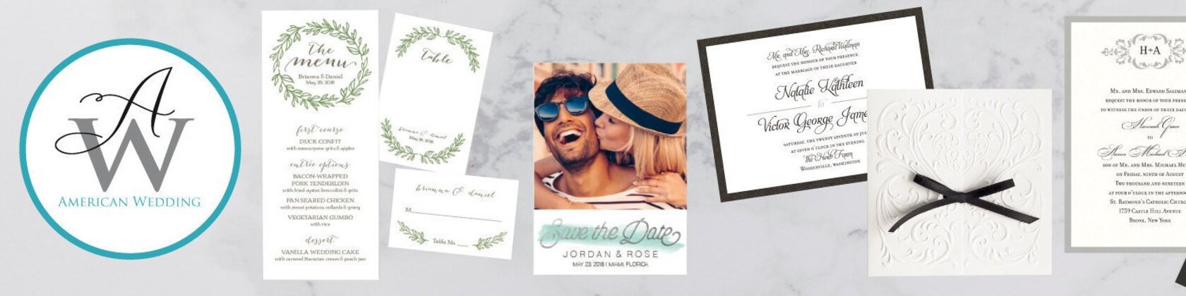 Stylish Invitations You Ll Love By Theamericanwedding On Etsy