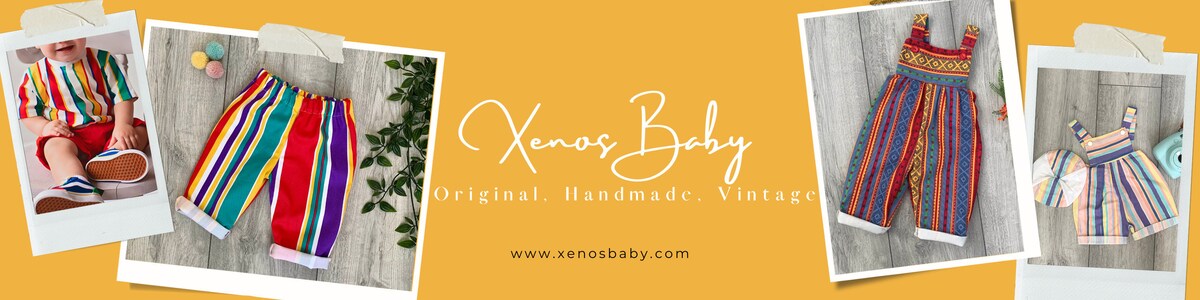 Quirky vintage & new baby clothes handmade in the U.K autor XenosBaby
