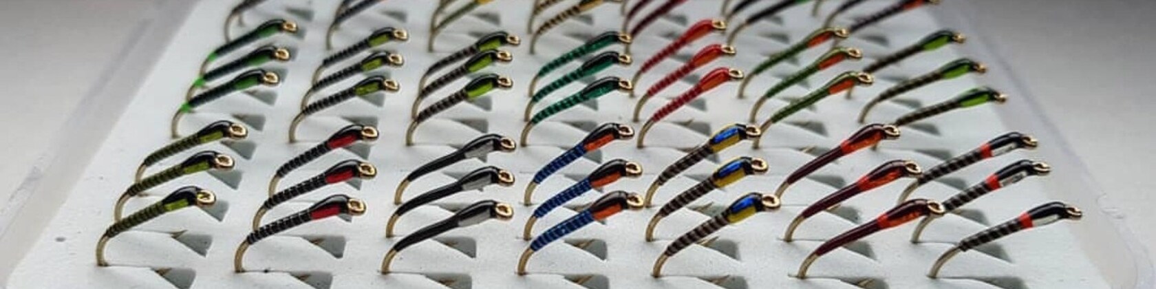 Fly Fishing Flies Green Hot Collar Suspender Buzzers Size 10 Set of 3