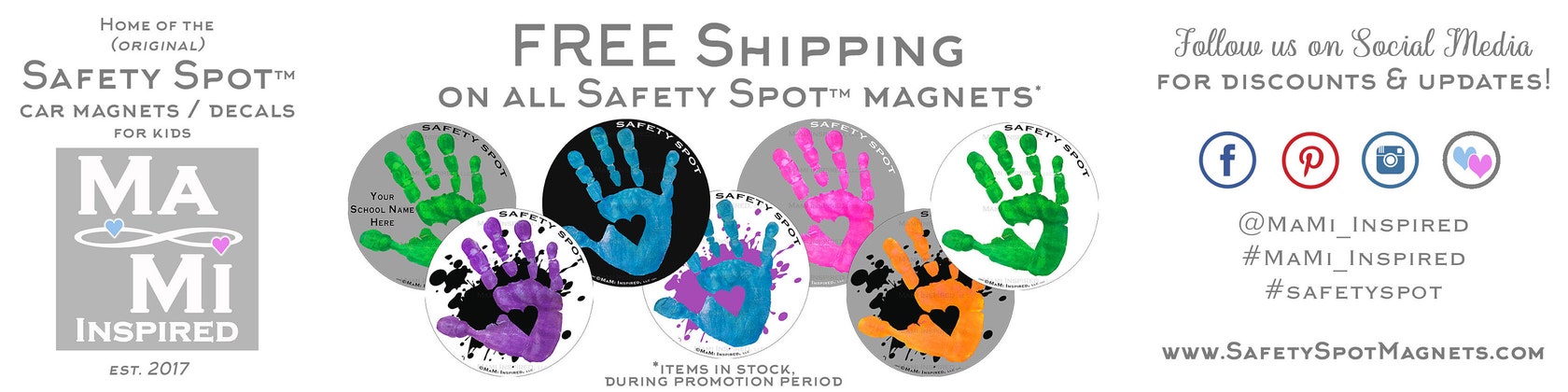 Download Free Digital Party Printables Handprint Magnets More By Mamiinspired PSD Mockup Template