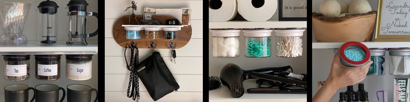 Bathroom Under Sink Cabinet Organizer. Perfect for QTips, Rounds and  Flossers