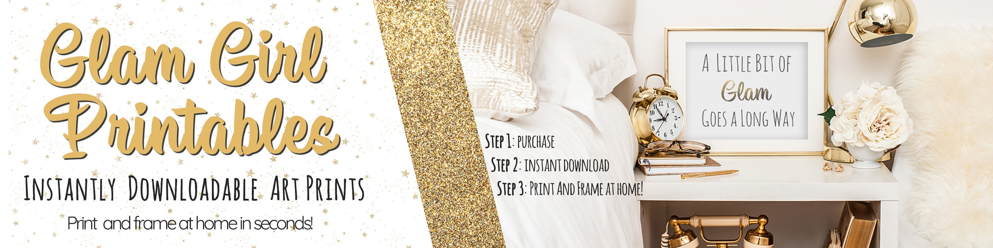 Downloadable Modern Art Prints for your Home by GlamGirlPrintables