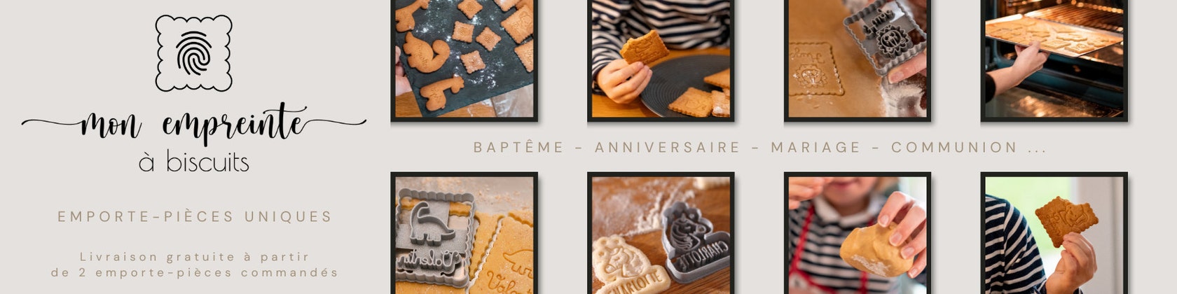 Emporte-pièces à biscuits, collection Noël - Print Your Love