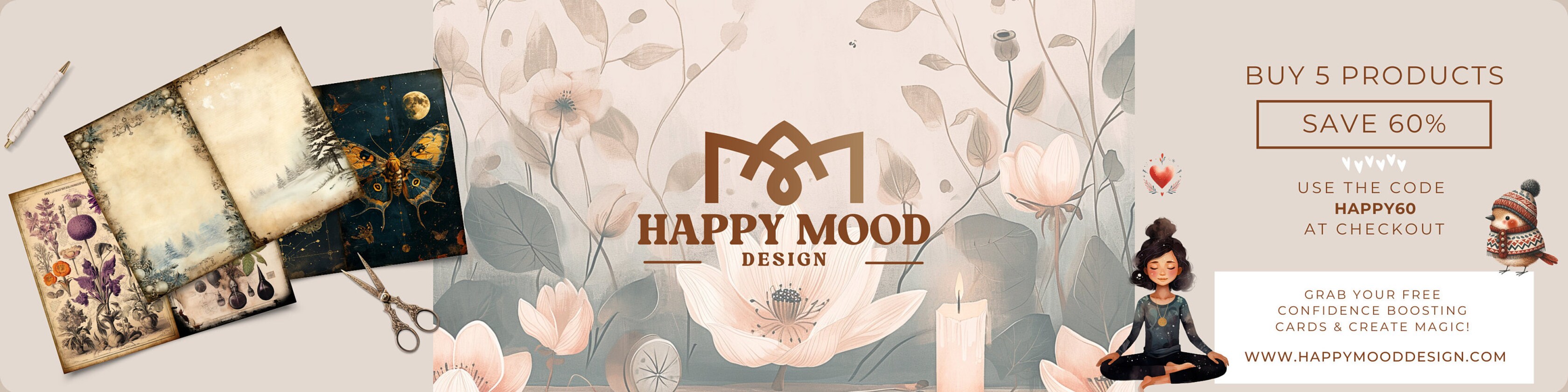 HappyMoodDesign - Etsy