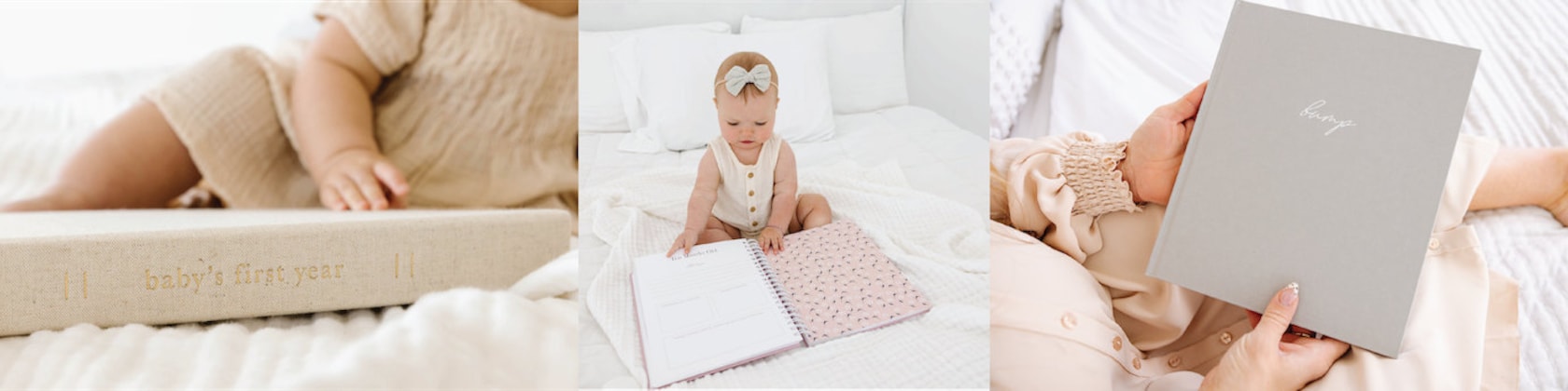 Libro de recuerdos de bebé de recuerdo para niños y niñas – Atemporal  primer 5 años de género neutro diario de recortes o álbum de fotos – Un  hito