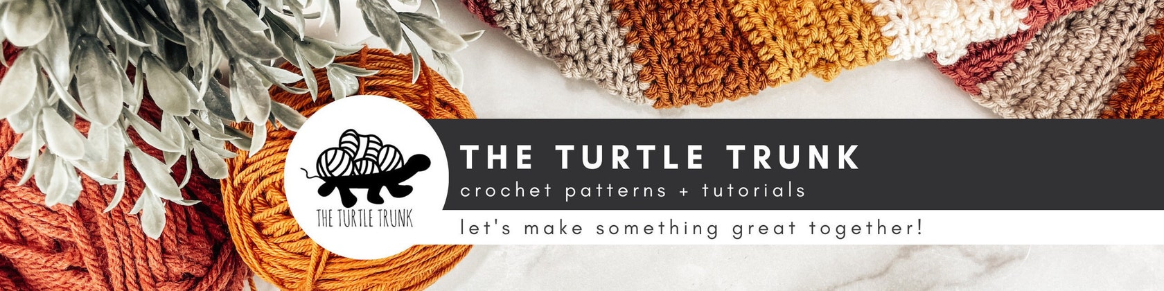 Gift Topper & Ornament Crochet Patterns - The Turtle Trunk