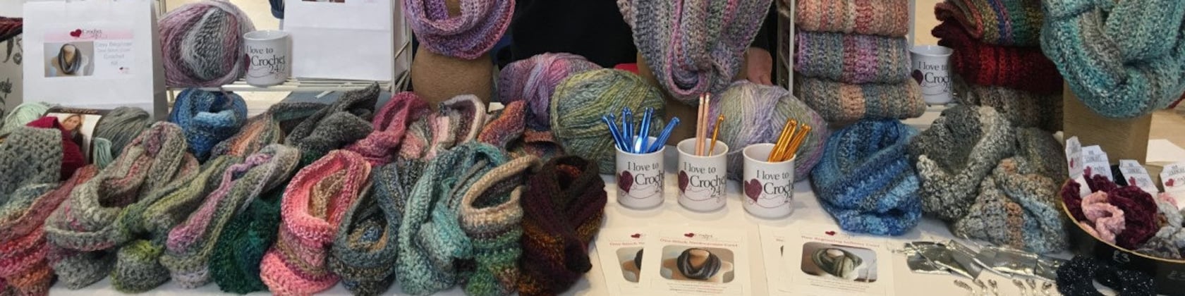 Kit Crochet Lion Brand Landscapes Neck-warmer Cowl Pebble Beach