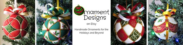 Holiday Ornament Tutorials Kits and Supplies by OrnamentDesigns