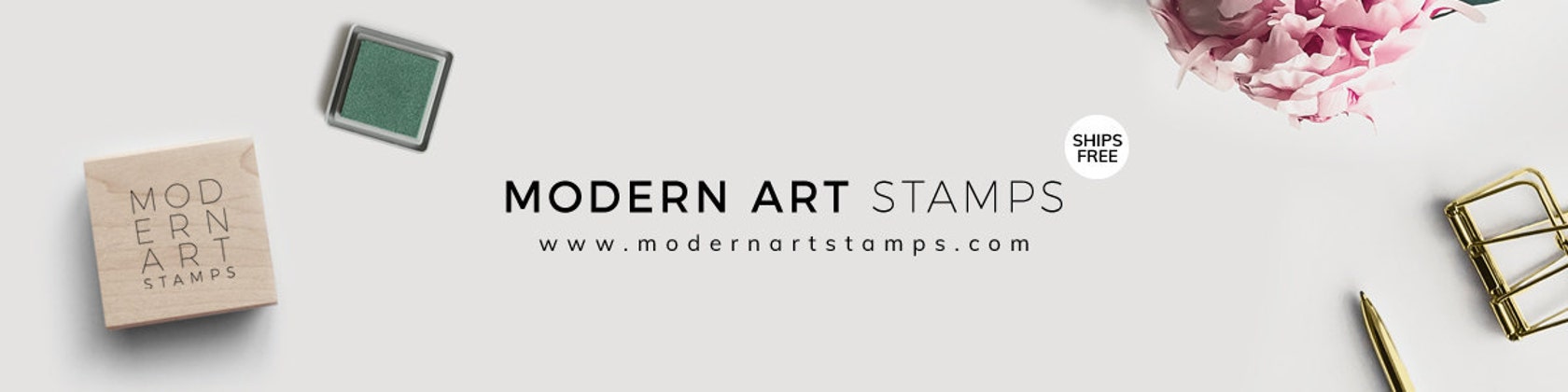 Business Stamp : Modern Art Stamps