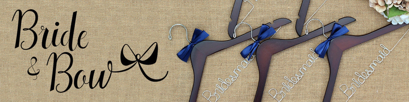 Ribbon bow – Bridesmaid Hangers