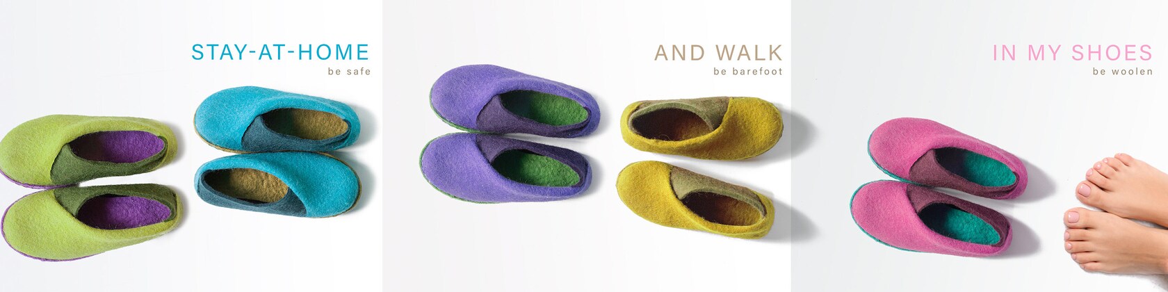 Hand Felted Children/'s Pure Wool Slippers ; EU 35 UK 2.5 Purple with Red