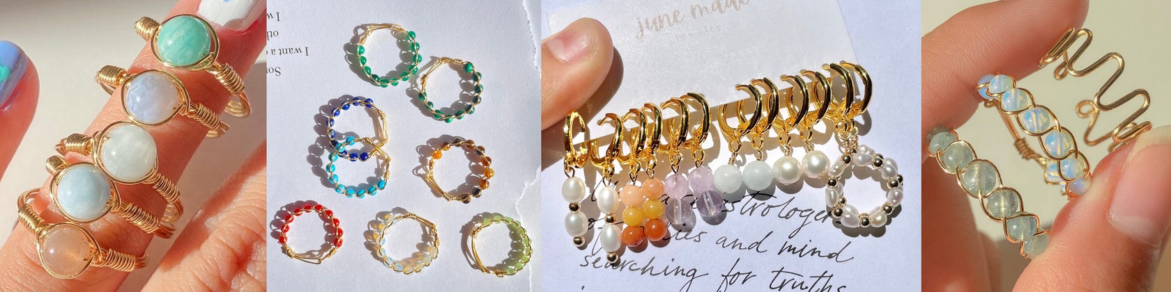 Junemade on sale jewelry etsy