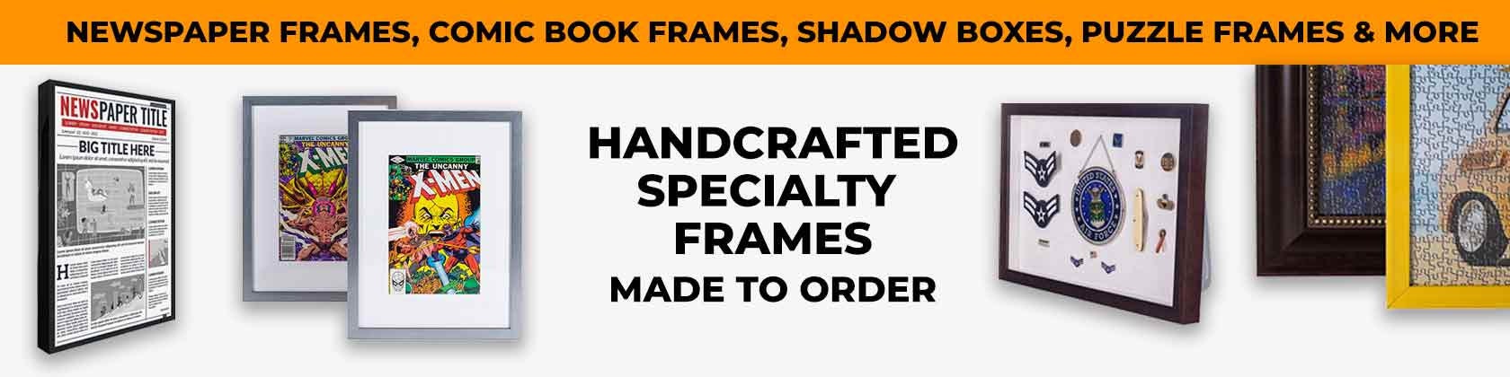 CustomPictureFrames 12x12 Modern Black Wood Picture Frame - with Acrylic Front and Foam Board Backing