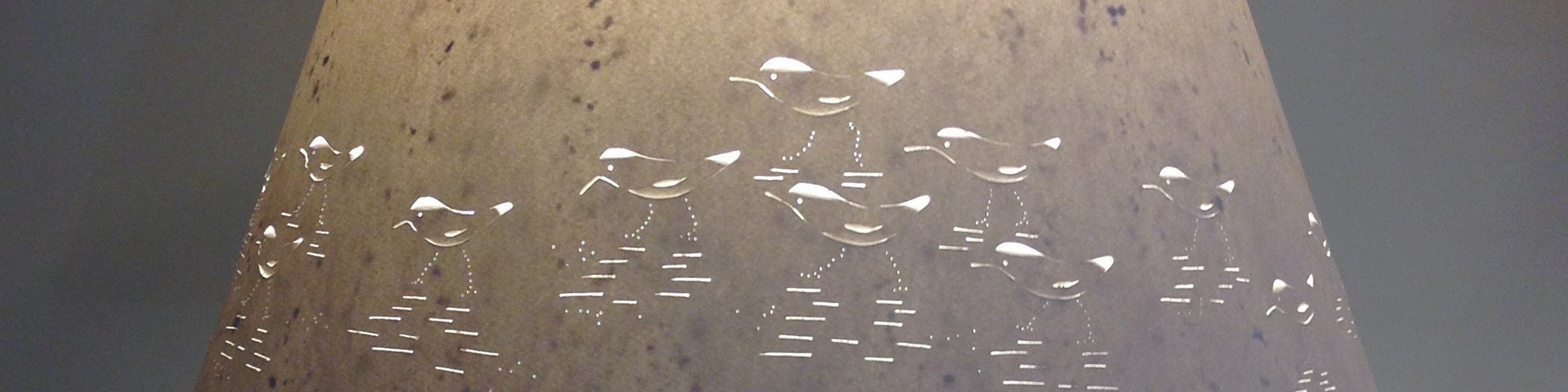 Handmade Cut & Pierced Paper Lampshades & by BarbaraGailsLamps