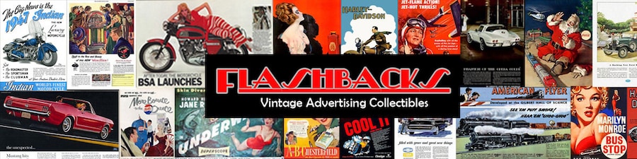 Purveyor of Vintage Magazine Advertising & Art by FlashbacksUSA