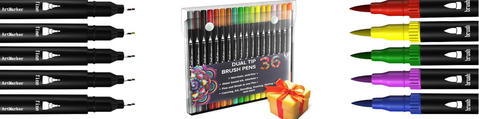 Colouring Markers Set of 24 for Adults Kids - MoneleN