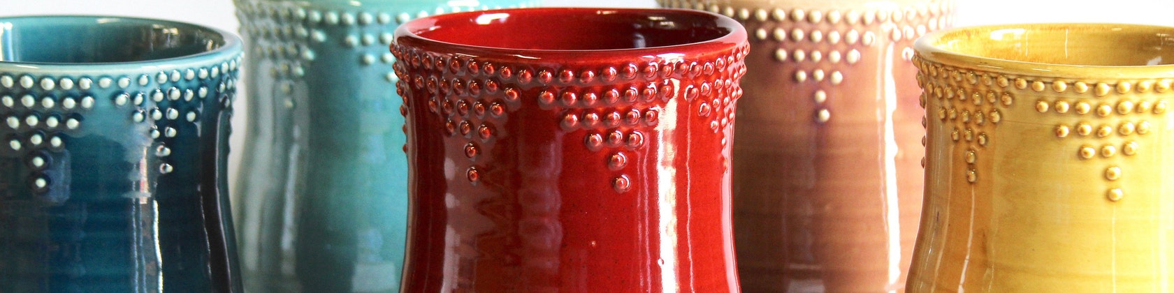 Large Lidded Jar Set in Aqua Mist — Back Bay Pottery