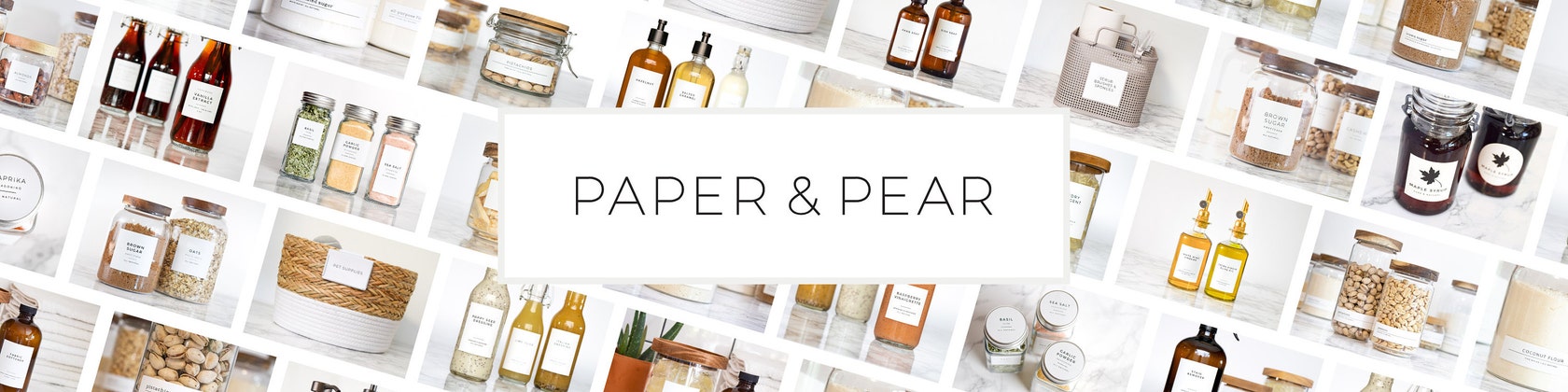 Classic Spice Labels – Paper & Pear