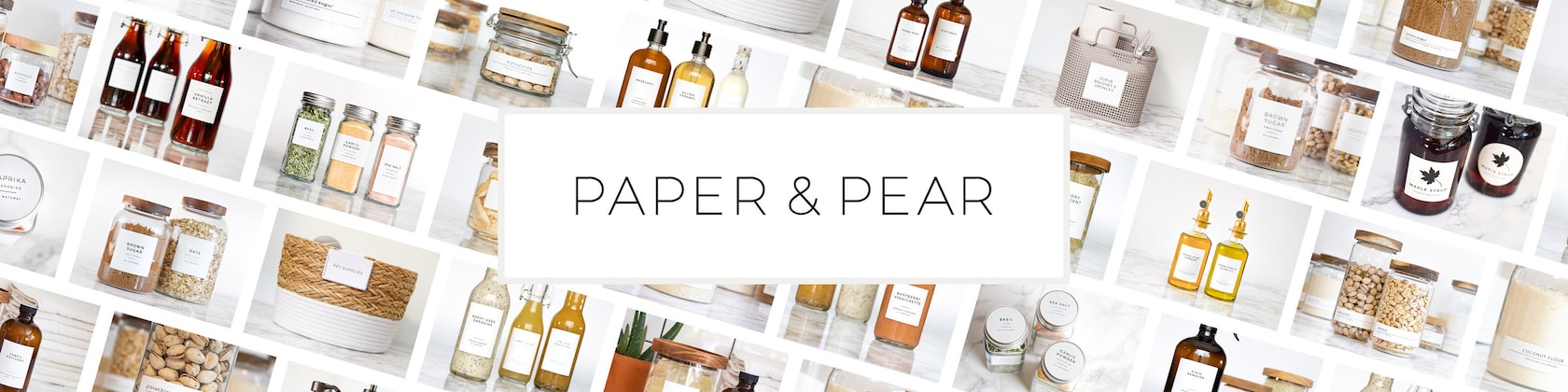 Classic Spice Labels – Paper & Pear